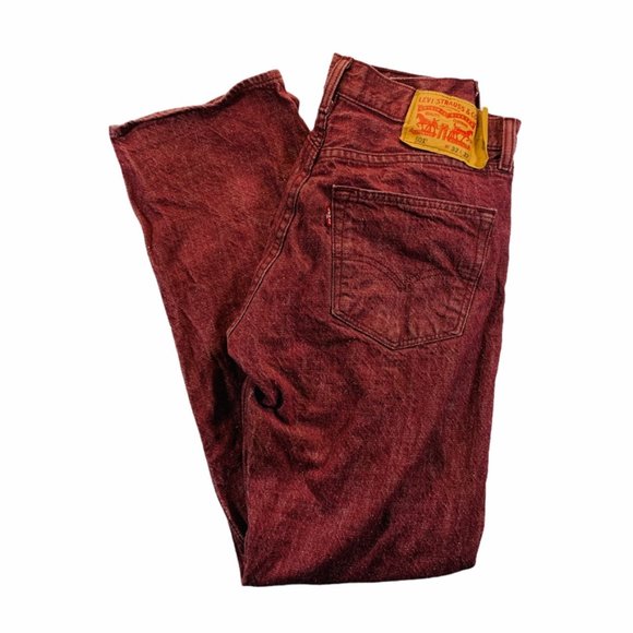 Levi's Other - Red Levi's 501 jeans 32x32 button fly Levis